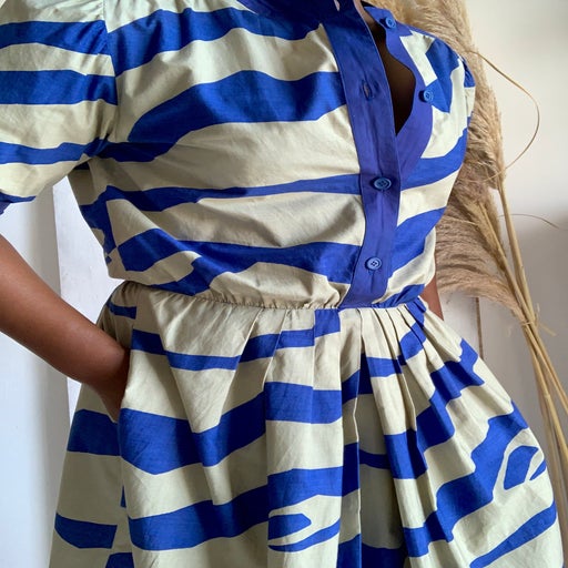 Robe en coton Balenciaga