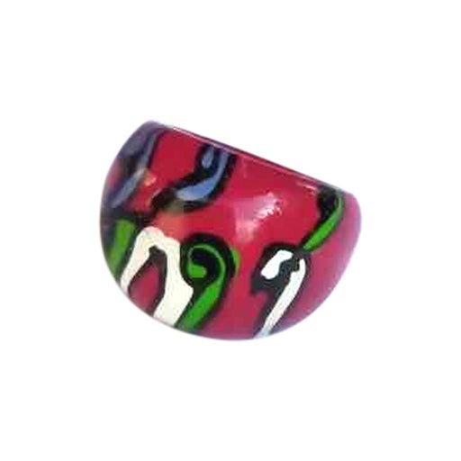 Bague en plastique 90s