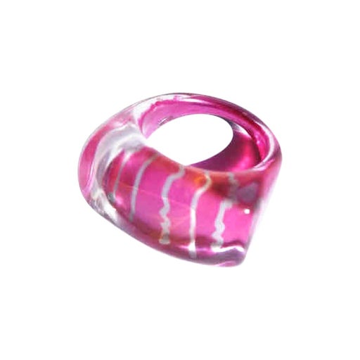 Bague en plastique 90s