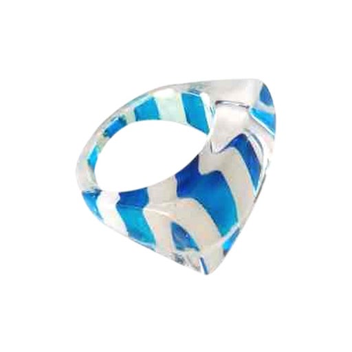 Bague en plastique 90's