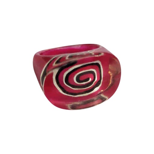 Bague en plastique 90's