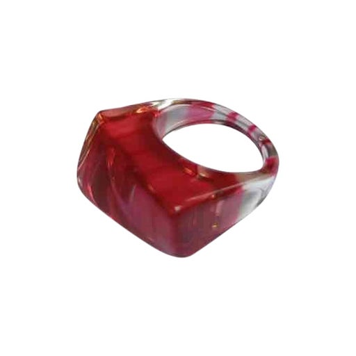 Bague en plastique 90's
