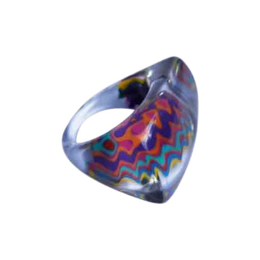 Bague en plastique 90's