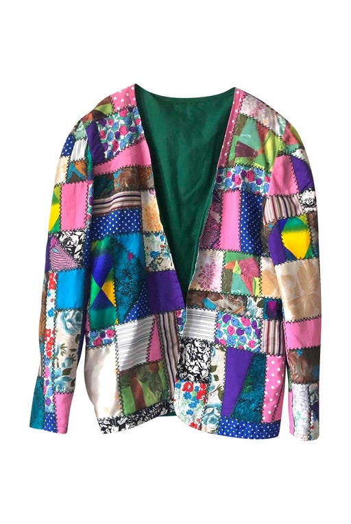 Blazer en patchwork