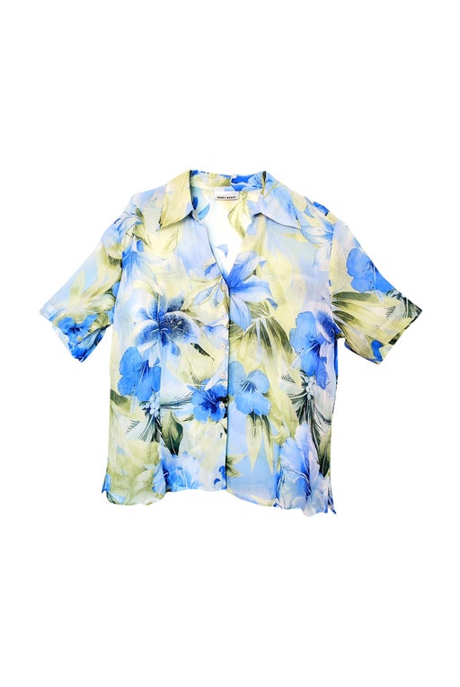 Blouse à fleurs