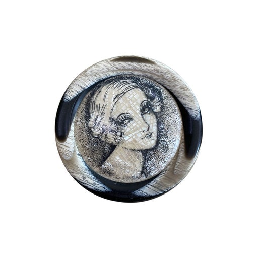 Broche visage femme