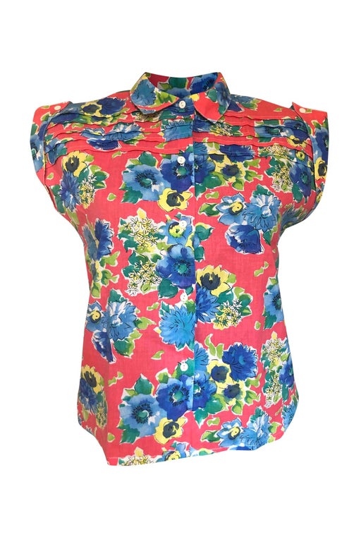 Chemise à fleurs