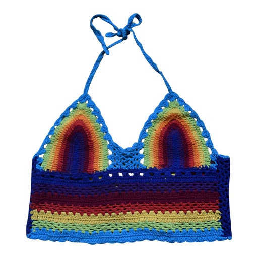 Crop top en crochet
