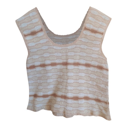 Crop top en crochet