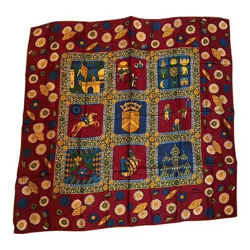 Foulard en soie Longchamp