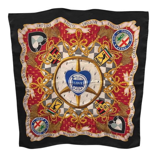 Foulard en soie Moschino