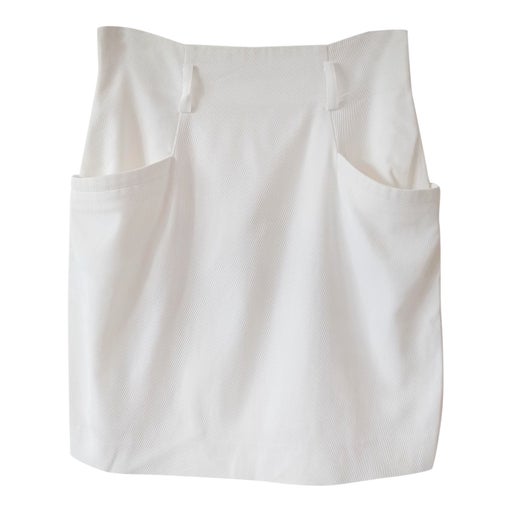 Jupe blanche taille haute