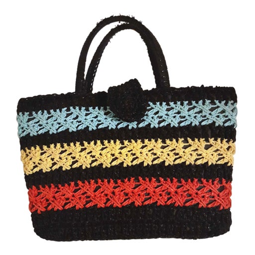 Panier en coton tressé