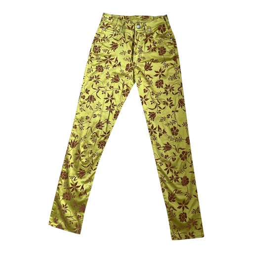 Pantalon à fleurs