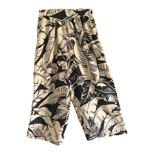 Pantalon court en soie 80s