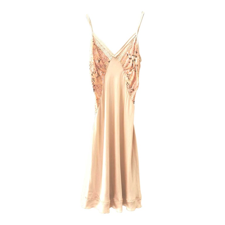 Robe nuisette en soie