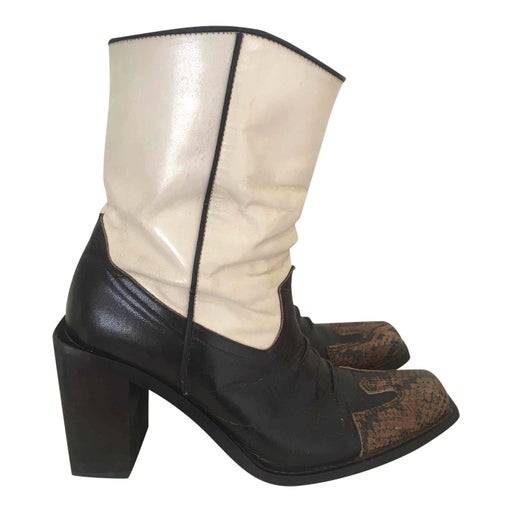 Santiags en cuir