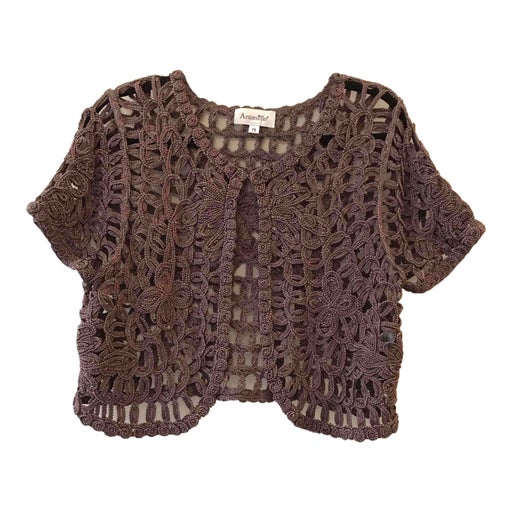Veste courte en crochet