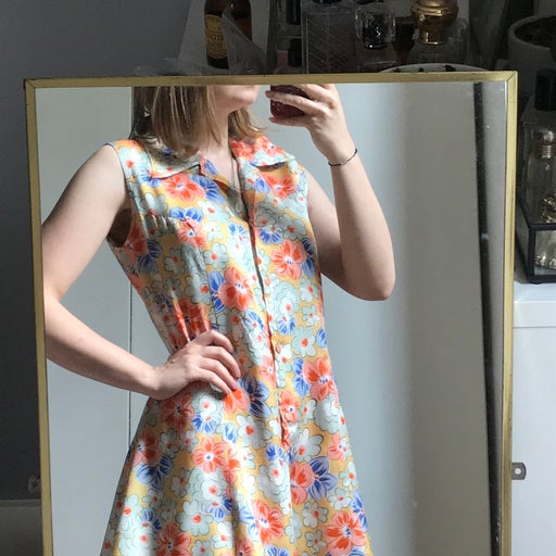Mini robe à fleurs