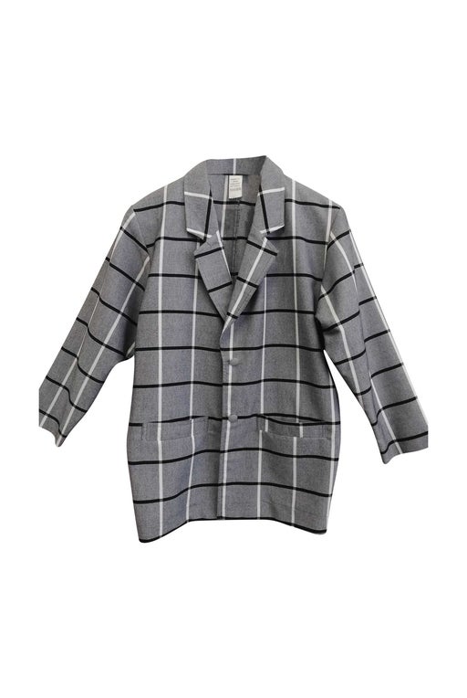 Summer checked blazer, 2 buttons and