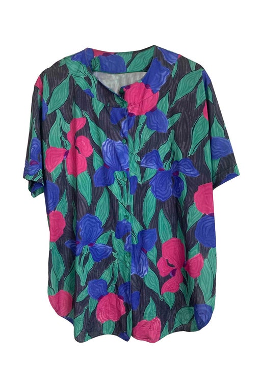 Blouse à fleurs