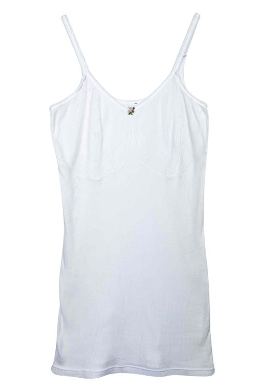 Tank top with thin straps,