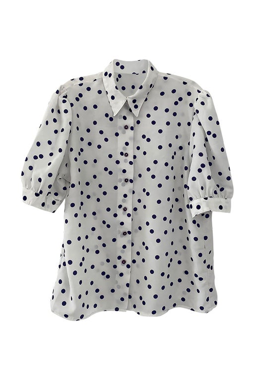 Chemise à pois