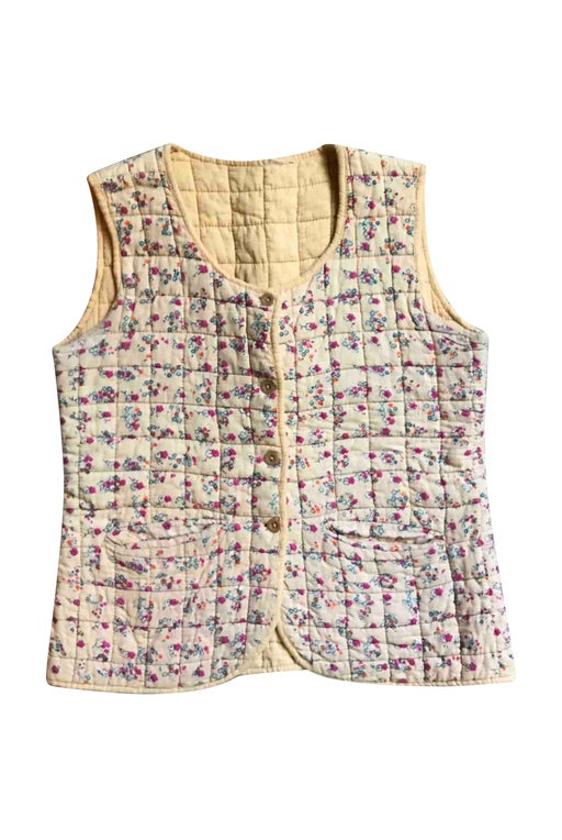 Very nice quilted cotton cardigan. It