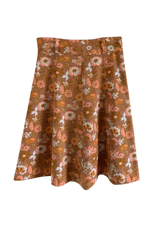 High Waist Floral Skirt from the Years