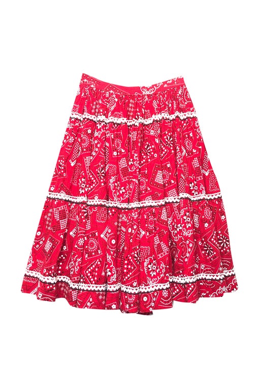 Bandana puff skirt / made in USA