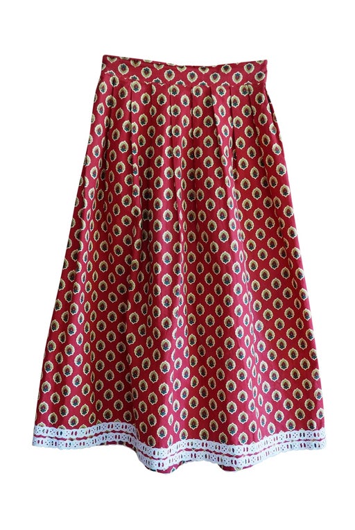 90's Provencal skirt. Tall. F
