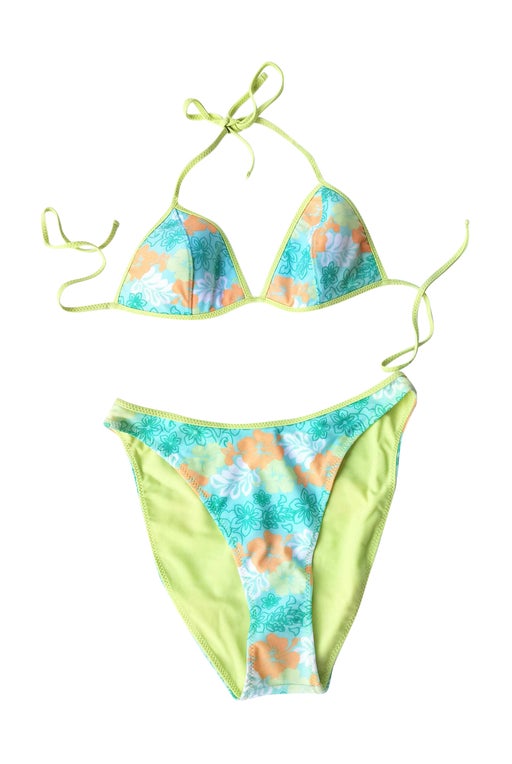 Reversible 90s bikini. A fave pastel Haw