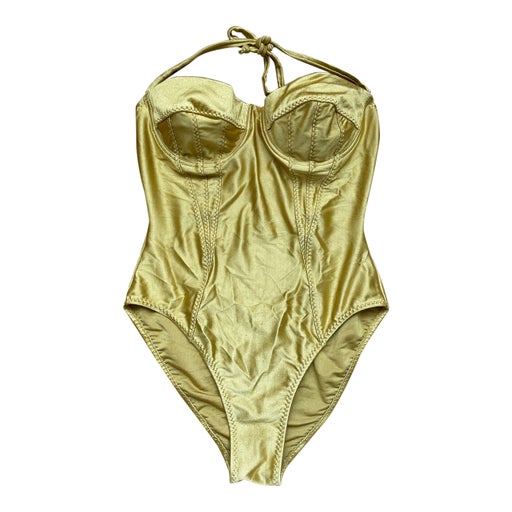Maillot de bain doré