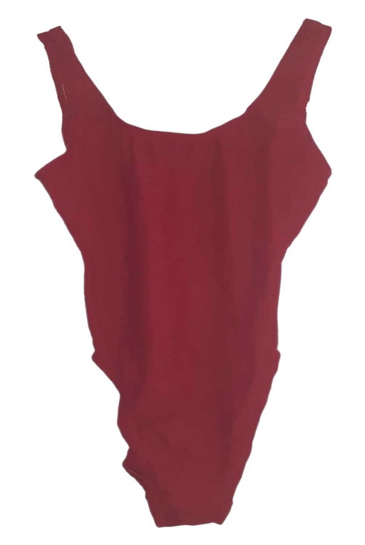 Vintage red one-piece swimsuit