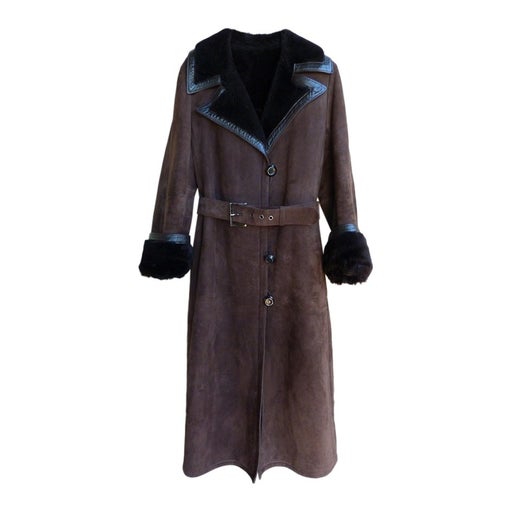 DIOR Boutique sheepskin coat back