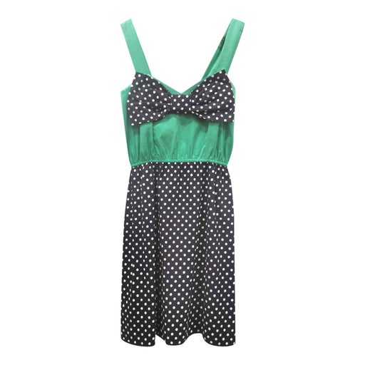 Fun dress with big straps. Made in E