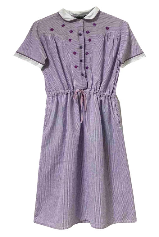 Embroidered cotton dress. A piece from t