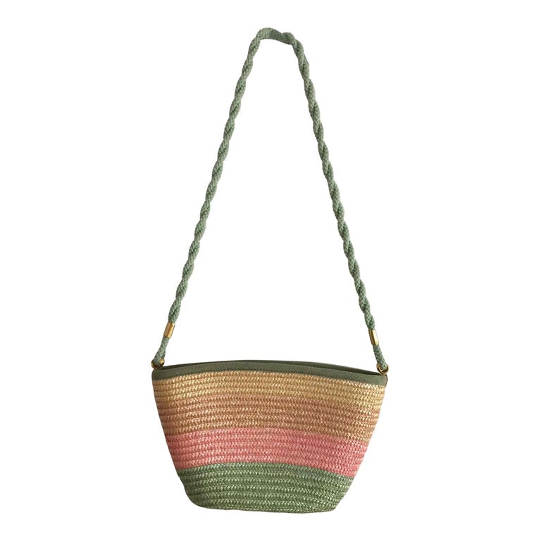 Sac bandoulière en paille