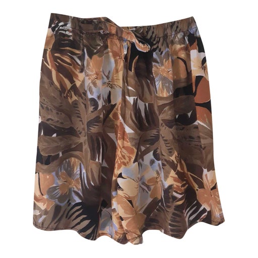 Printed shorts High waist and elastic