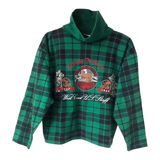 printed sweatshirt for an 80s look