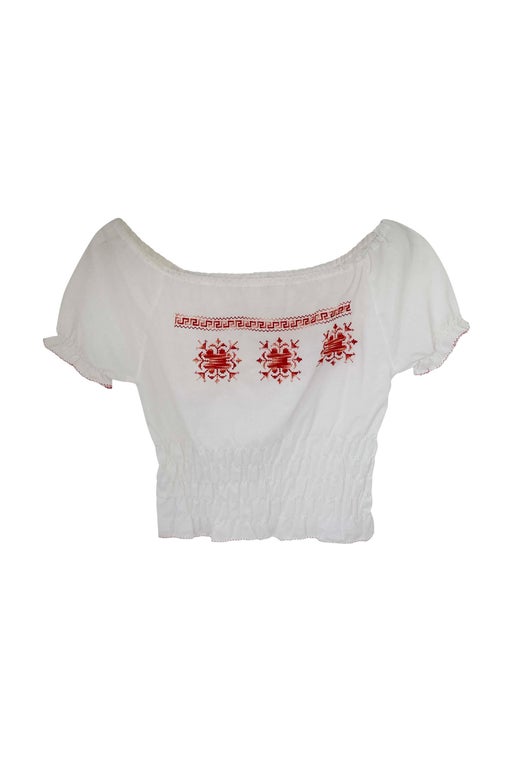 Folk blouse cross stitch embroidery in c