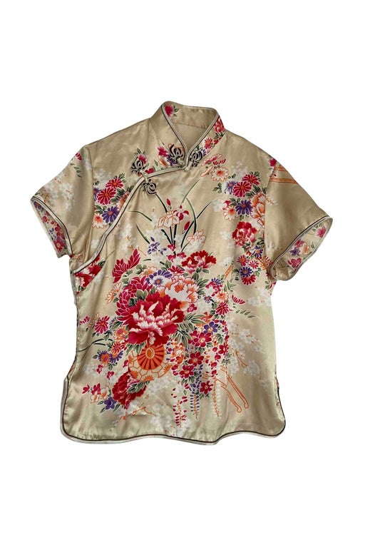 Chinese satin blouse