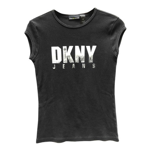 DKNY black t-shirt with emblematic logo