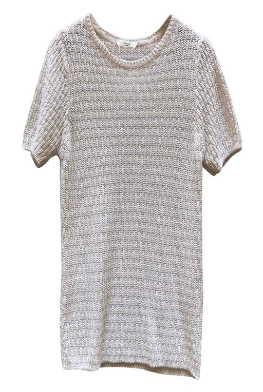 White Marks and Spencer Court Sleeve Top