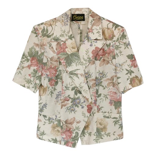 Vintage 90'S Floral Print Jacket, e