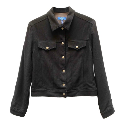 Black Escada jacket style denim jacket