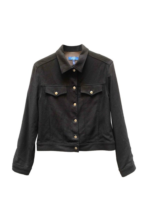 Black Escada jacket style denim jacket