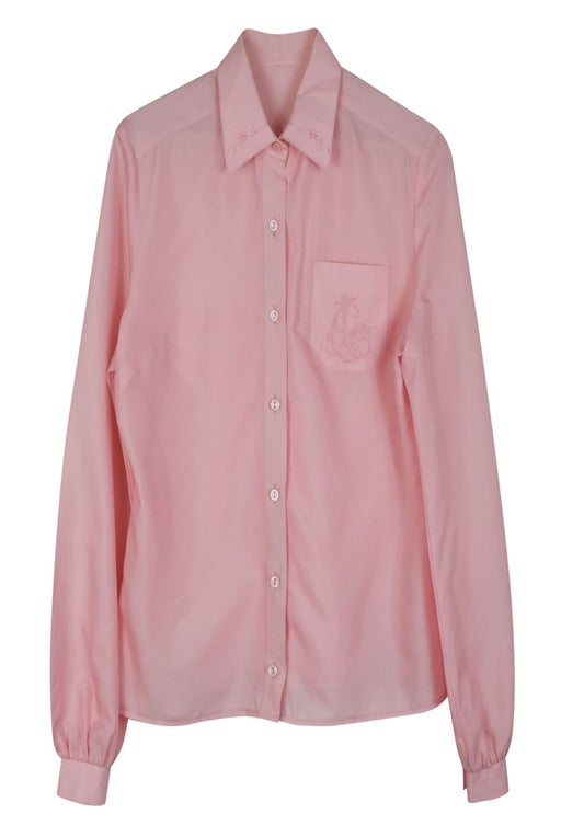 Pink embroidered shirt