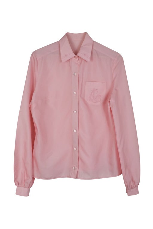 Pink embroidered shirt