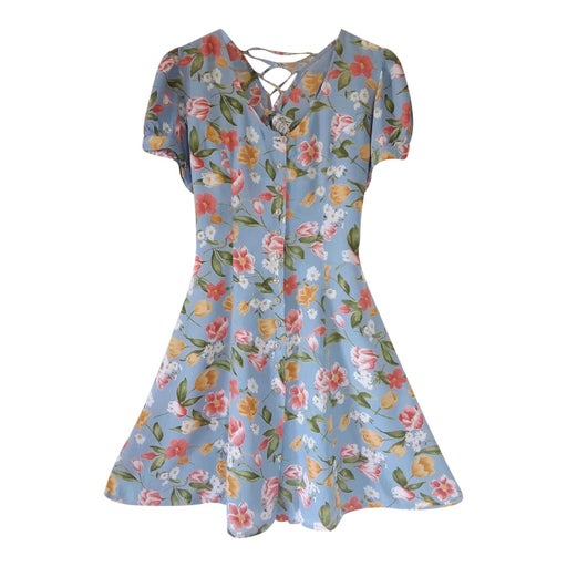 90's button-down dress